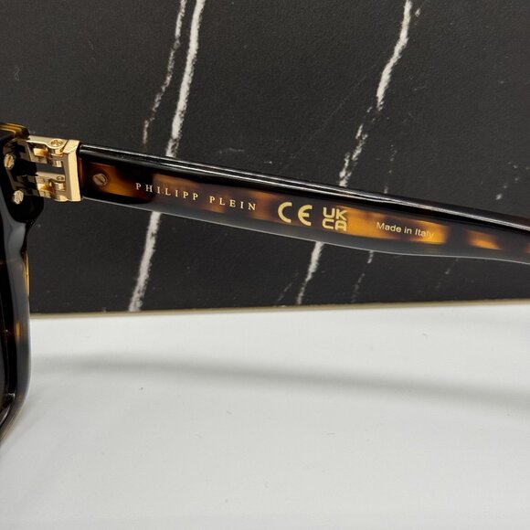 NEW SPP108M 0722 PHILIPP PLEIN ICON HAVANA UNISEX SUNGLASSES - Picture 11 of 13